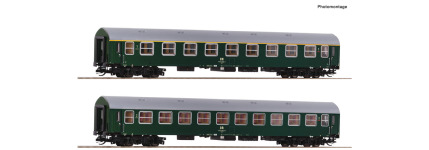 Roco 6280004 - TT - 2-tlg. Set Reisezugwagen, DR, Ep. IV - Set 1